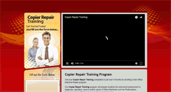 Desktop Screenshot of copierrepairtraining.com